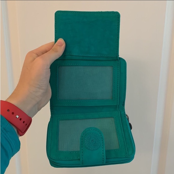 Kipling Turquoise Compact Wallet - Picture 10 of 13
